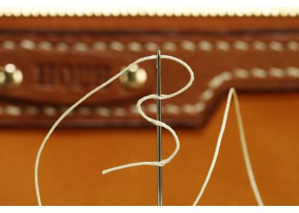 The process of making your own brand handbags.