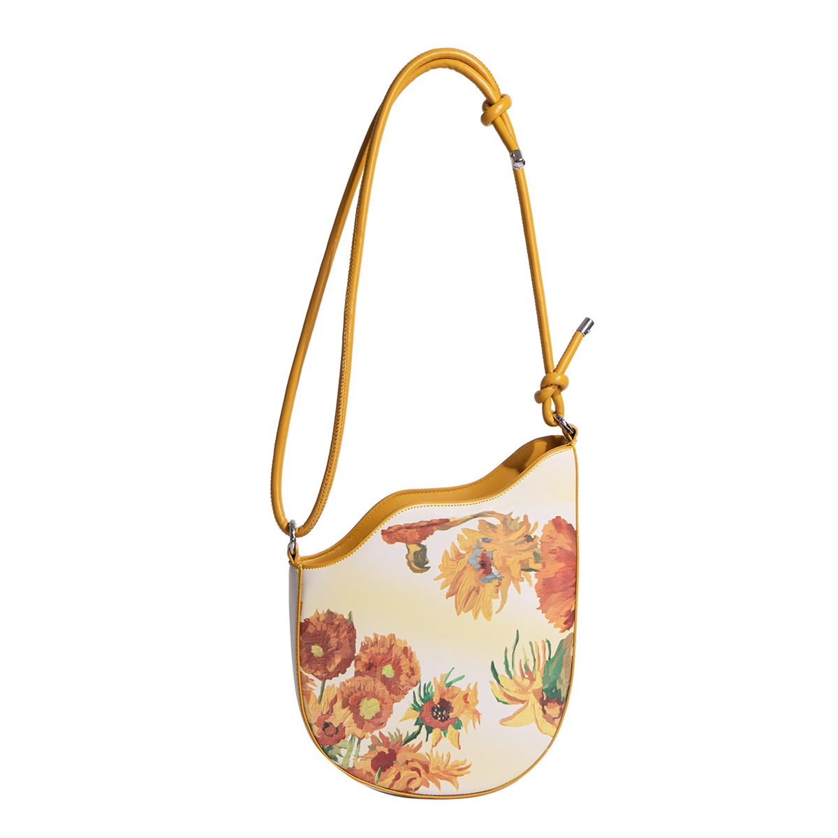 Niche oil painting series  wave saddle bag 