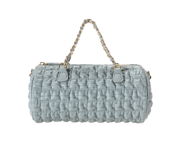 Quilted Boston bag ladies PU handbag