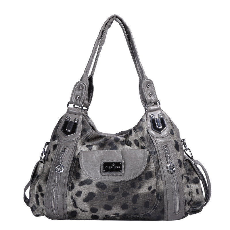 Ladies Handbag Large Capacity PU Bag Women Shoulder Bag